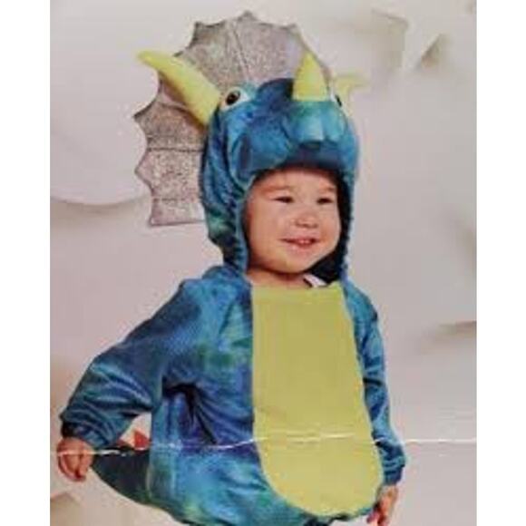 Hyde & EEK Infant Triceratops Pullover Costume 6-12M NWT - Picture 1 of 8